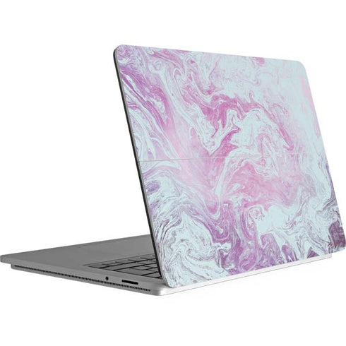 Blue and Purple Marble Surface Laptop Studio Skin